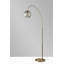 Lampe sur pied arquée 72 po Delpha
