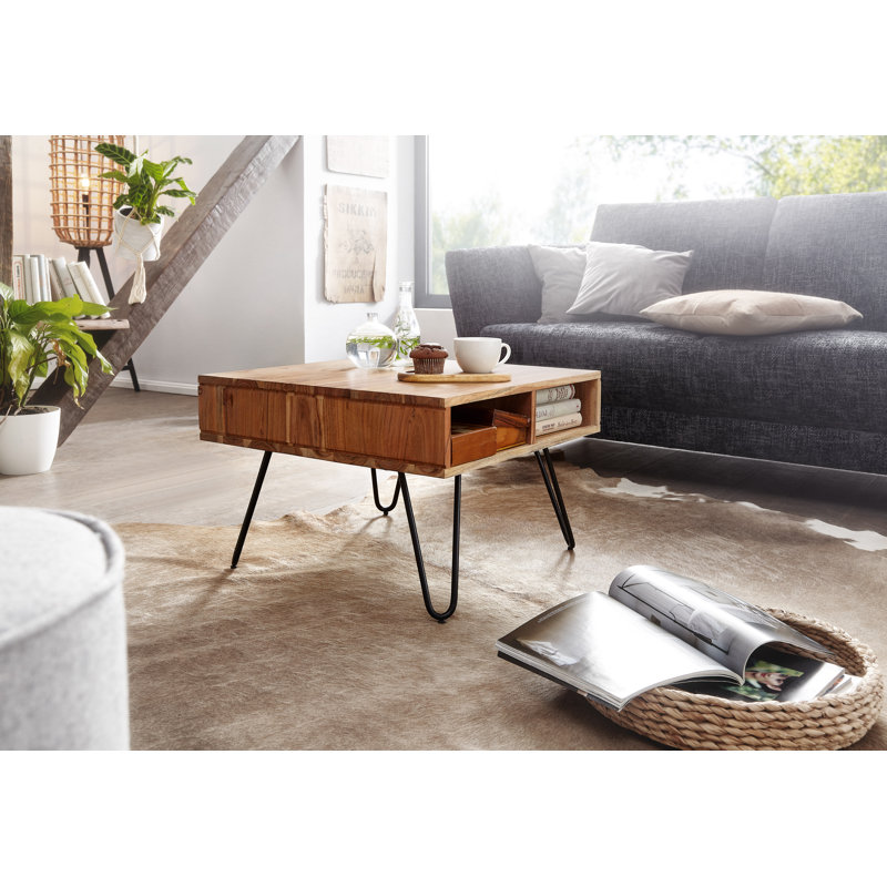 Pena Four Leg Coffee Table with Storage