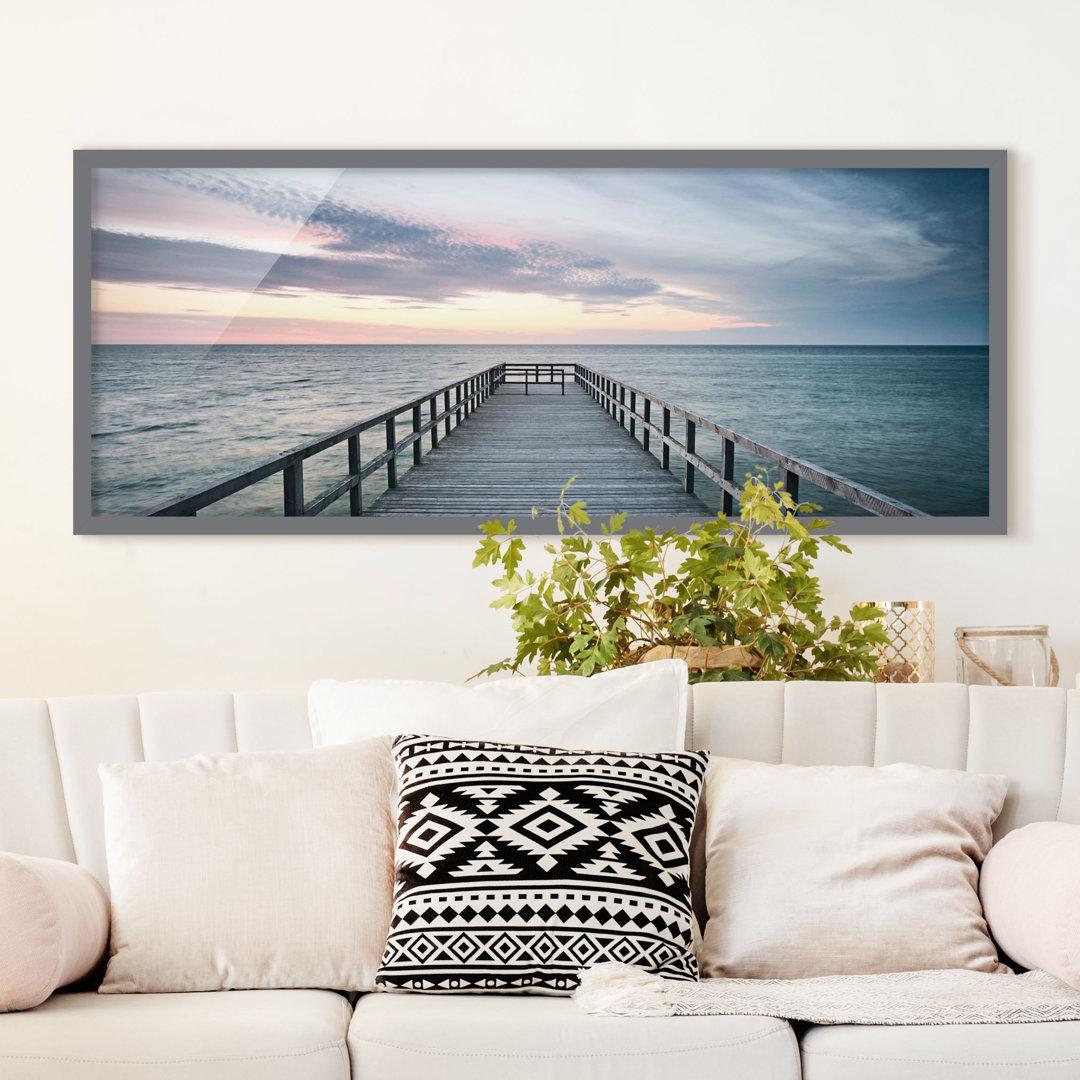 Picture With Frame - Footbridge Promenade - Panorama Landscape - A