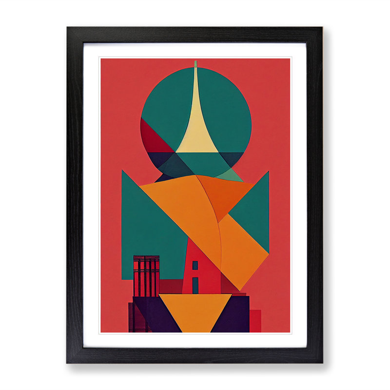 Bold Architecture No.1 - Print, White, Black Framed, 66cm H x 48cm W x 2cm D