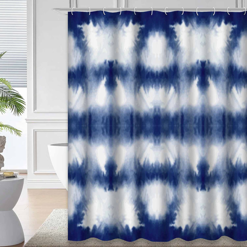 Rideau de douche Tiktye Dye, L 72 po x l 78 po