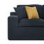Canapé d'angle compressible entièrement rembourré, aspect grain de café, 269 x 165 x 86 cm, mélange de polyester, noir, monobloc. Confort immédiat, aucun montage requis : déballez et attendez qu'il se déploie. Poche latérale multifonctionnelle, rangement, design élégant et épuré.
