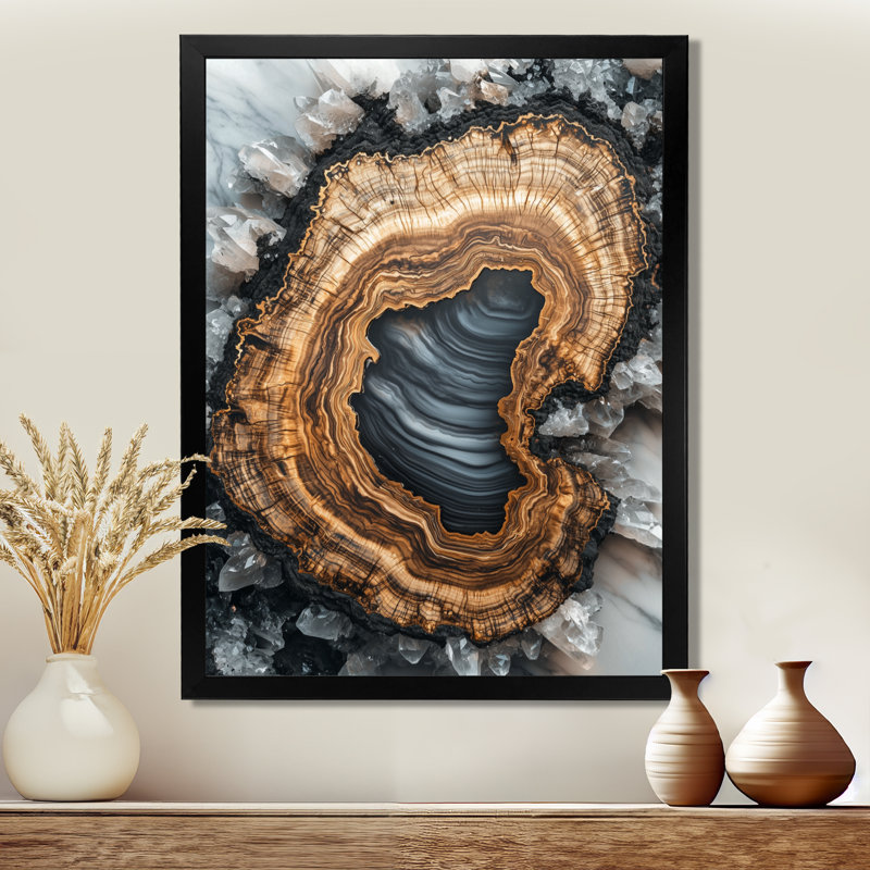 Geronima - paysages, art mural sur toile, Black, 20" H x 12" W, Reproduction encadrée d'une seule photo