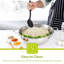 ROYALFORD Triply Stainless-Steel Wok Pan with Lid, 32 cm