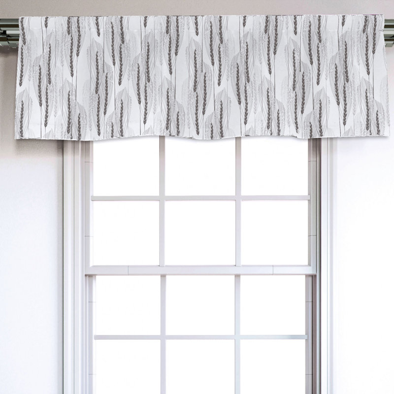 Sateen Ruffled Window Valance
