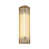 Ribbed Glass/Vintage Brass