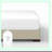 Luxury Queen Size Cotton Sateen Fitted Sheet - Hotel White 300 Thread Count Deep Pocket Bottom Sheet - Soft & Durable Elasticized Bed Sheet
