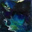 'Iridescent Night' - Wrapped Canvas Painting Print