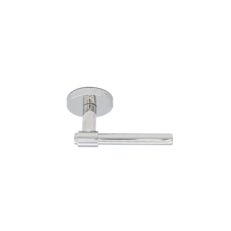 Linnea Lever Set, Round, Polished Stainless Steel, Double Dummy