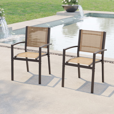 Ensemble de chaises de patio 2 pièces