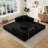 Aldora Boneless 78" King Size Convertible Sleeper Sofa Bed With 2 Pillows, Corduroy Folding Mattress Couch, No Assembly Required , Floor Sofa Lounge Couch For Living Room Small Spaces-92042107