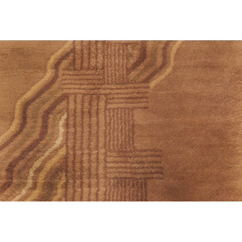 Vintage One-of-a-Kind Rectangle 3' X 4'9" Hand Knotted Area Rug