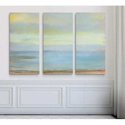 « marine coucher de soleil degas », image multi-pièces sur toile tendue