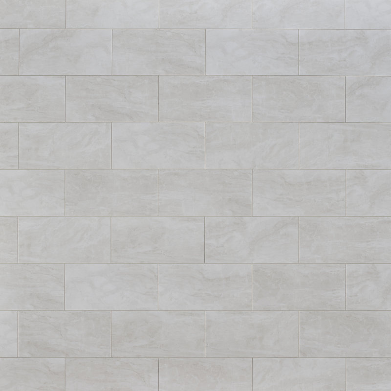 ADURA®Flex with Microban® Vienna 12" x 24" x 2.5mm Luxury Vinyl Plank, Alabaster/ Gray Marble
