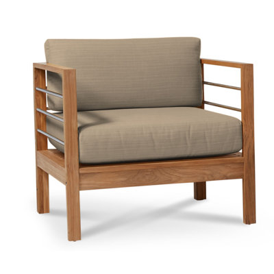 Wherry SoHo Teak Outdoor Club Chair