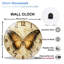Horloge murale Butterfly