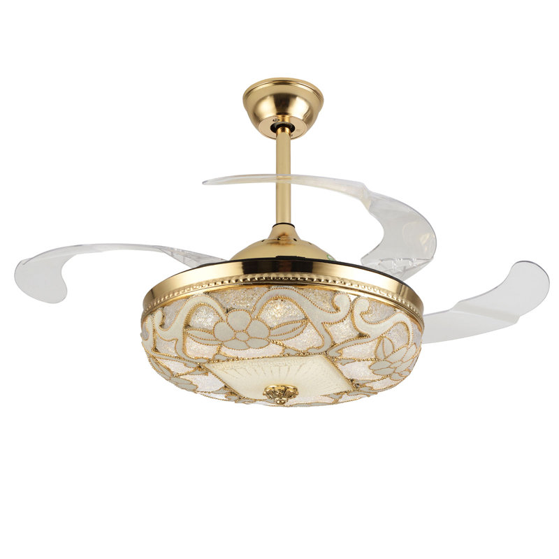 Keivah 42" Ceiling Fan with LED Light and Remote Control