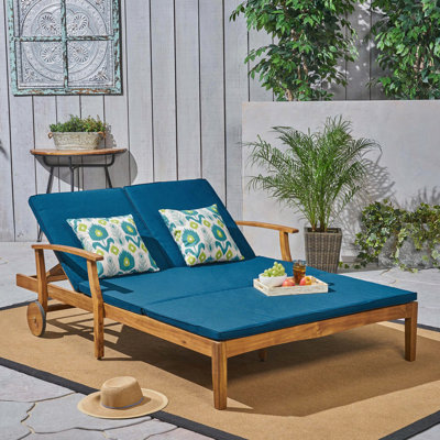 Perla Double Chaise Lounge with Independent Adjustable Sides