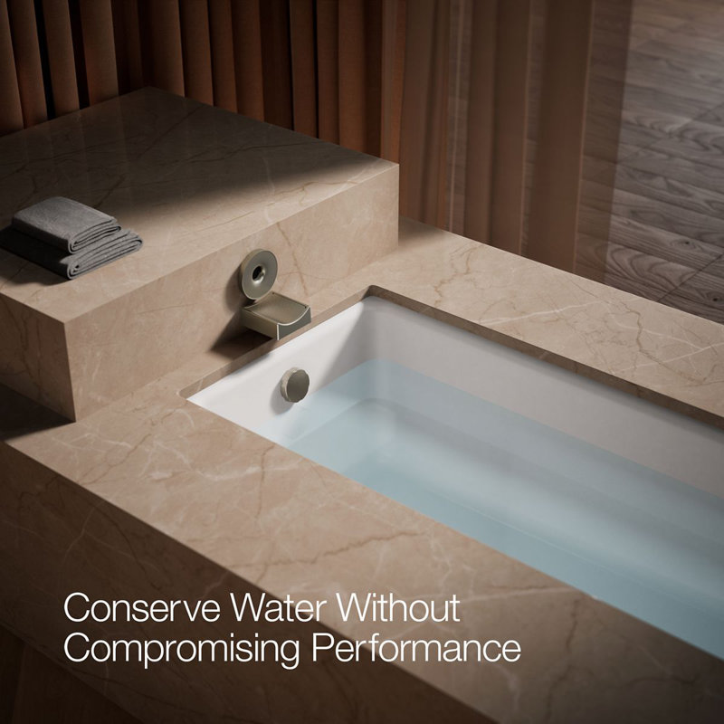 Laminar Wall- or Ceiling-Mount Bath Filler with 0.95" Orifice, Vibrant Brushed Nickel