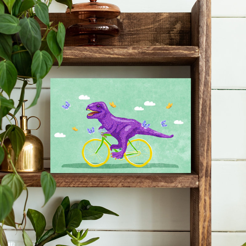 Dino Racer, 12" H x 18" W