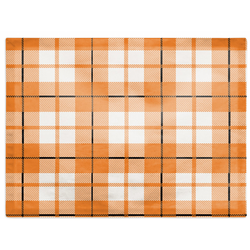 Everlee Polyester Plaid Rectangle Placemat