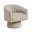 Fauteuil demi-tonneau en velours-412068180