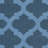 Rodgers Hand Woven Flat Weave Wool/Cotton Geometric Rug in Blue-489214640