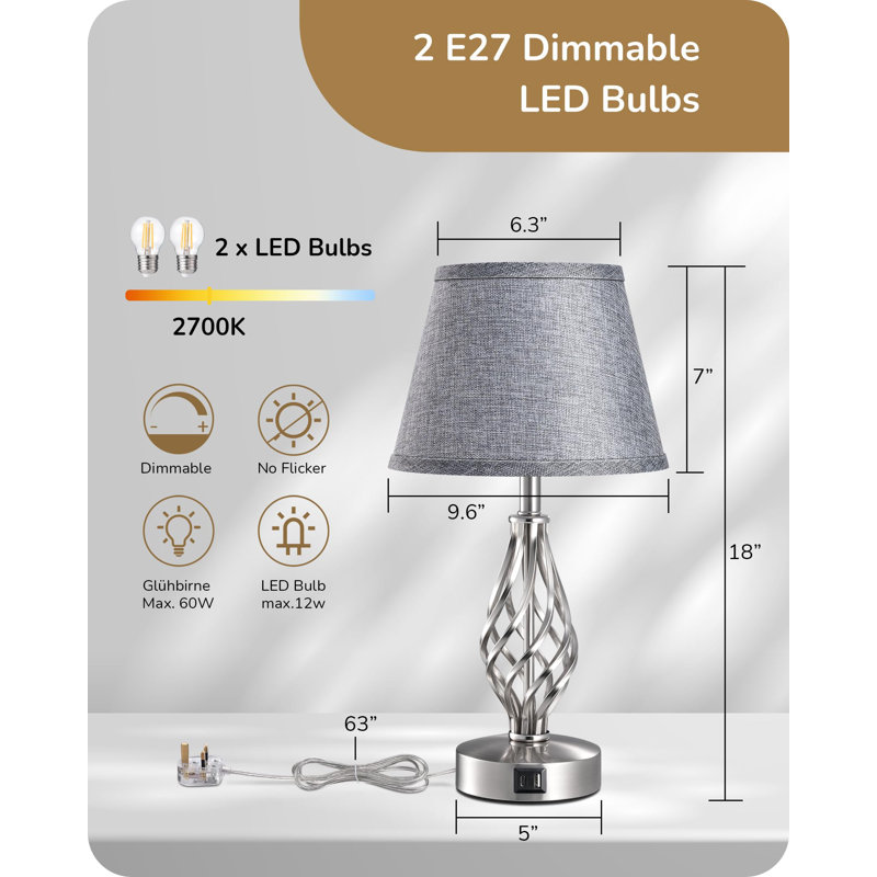 Cathlino Metal Table Lamp