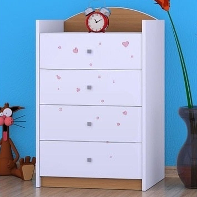 Nevins Kids 4 - Drawer Chest, Beech