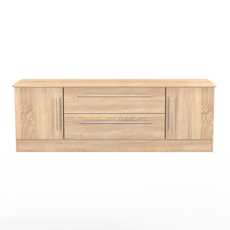 Beyhan Unfinished TV Stand for TVs up to 65", Natural