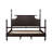 Beckett Morocco Brown King Solid Wood Low-Profile Bed Frame with Spindle Design-20238597-53309534