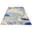 Canterbury Silk Abstract Area Rug in Blue-73602501