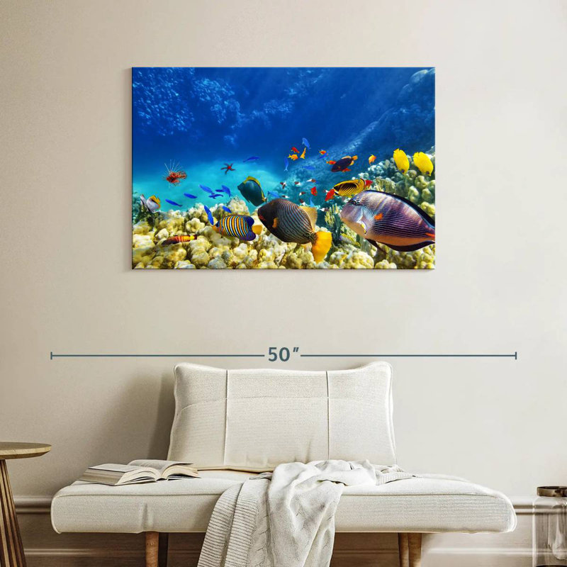 Brampt Marine Life, 26" H x 39" W