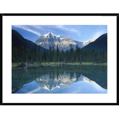 " Mt Robson, Highest Peak In The Canadian Rocky Mountains, Reflected In Lake, British Columbia, Canada " by Tim Fitzharris
