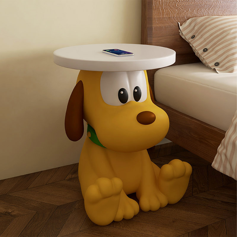 Table basse décorative scandinave pour chien