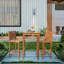 Outdoor 3 - Piece Teak Bistro Set