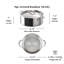 Probond® Luxe 9-quart Polished Professional Clad Stainless Steel Rondeau With Lid
