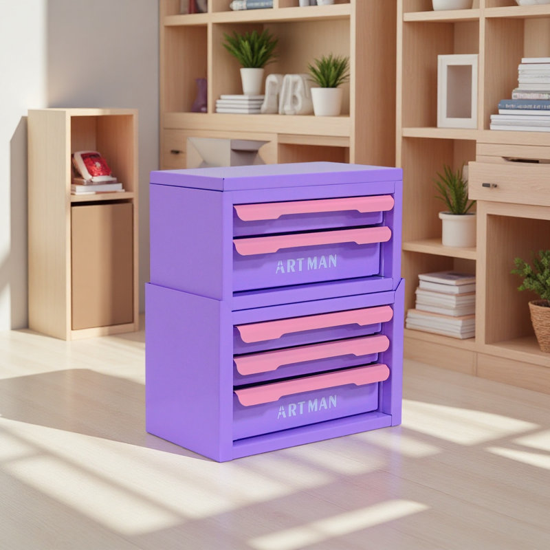 Boîte de rangement de bureau de style tiroir, outil magique d'organisation de poste de travail de bureau, support de rangement de bureau