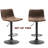 Kaydra Swivel Upholstered Adjustable Height Counter Stool