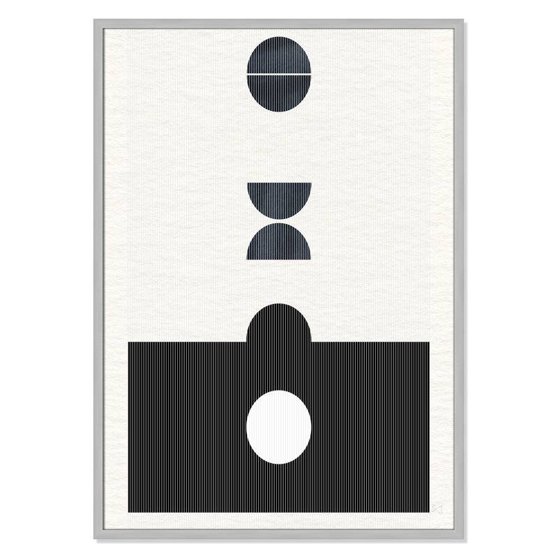 Eclipse I Print by Susan Jill, Matte Silver Framed, 41.5" H x 29.5" W x 0.75" D