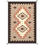 Geometric Area Rug in Ivory