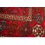 Tapis zone en laine 10 pi 1 po x 9 pi 10 po "one-of-kind" noué la 1980 anatolian red Rayo