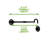 Cabin Hook Eye Shed Gate Door Locker Latch