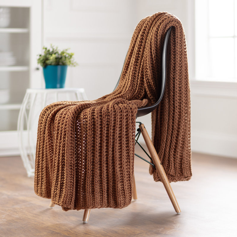 Jeté épais, Caramel