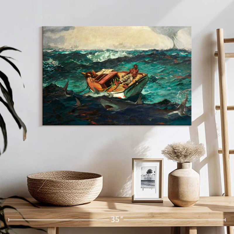 Leisha, le Gulf Stream 1899, H 16 po x l 24 po