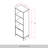 70''H x 23.6''W 4 Tier Standard Wood Storage Bookcase-123032488