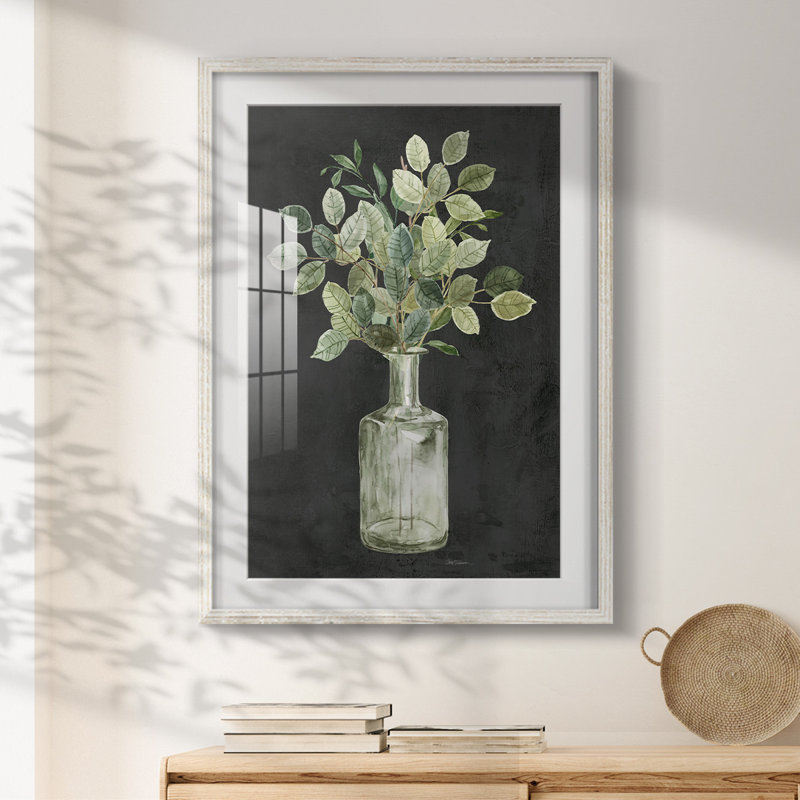 Artisanal Bouquet II - Impression encadrée, H 28,5 po x l 20,5 po, Blanc