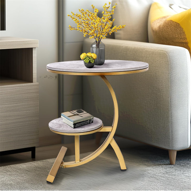 Bettylou End Table, White