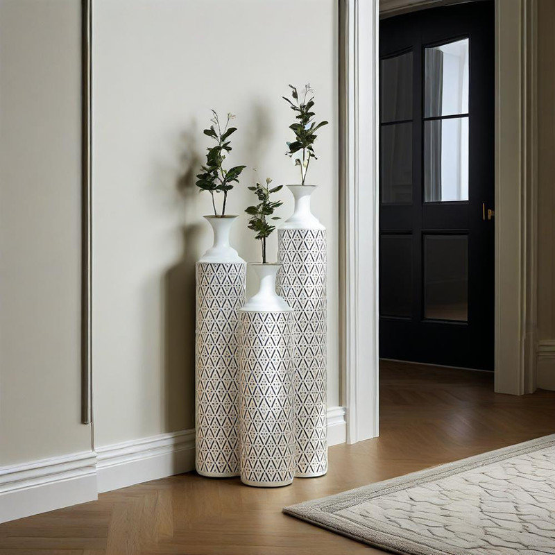 Ensemble de 3 vases de plancher Modern