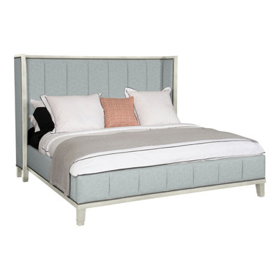 Mattingly Upholstered Wingback Bed